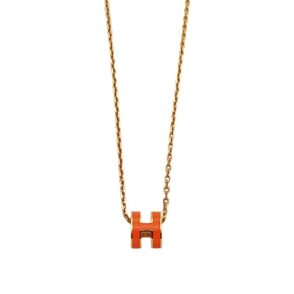 HERMES Orange Necklace - Picture 5 of 10